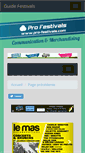 Mobile Screenshot of guide-festivals.eu