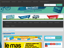 Tablet Screenshot of guide-festivals.eu